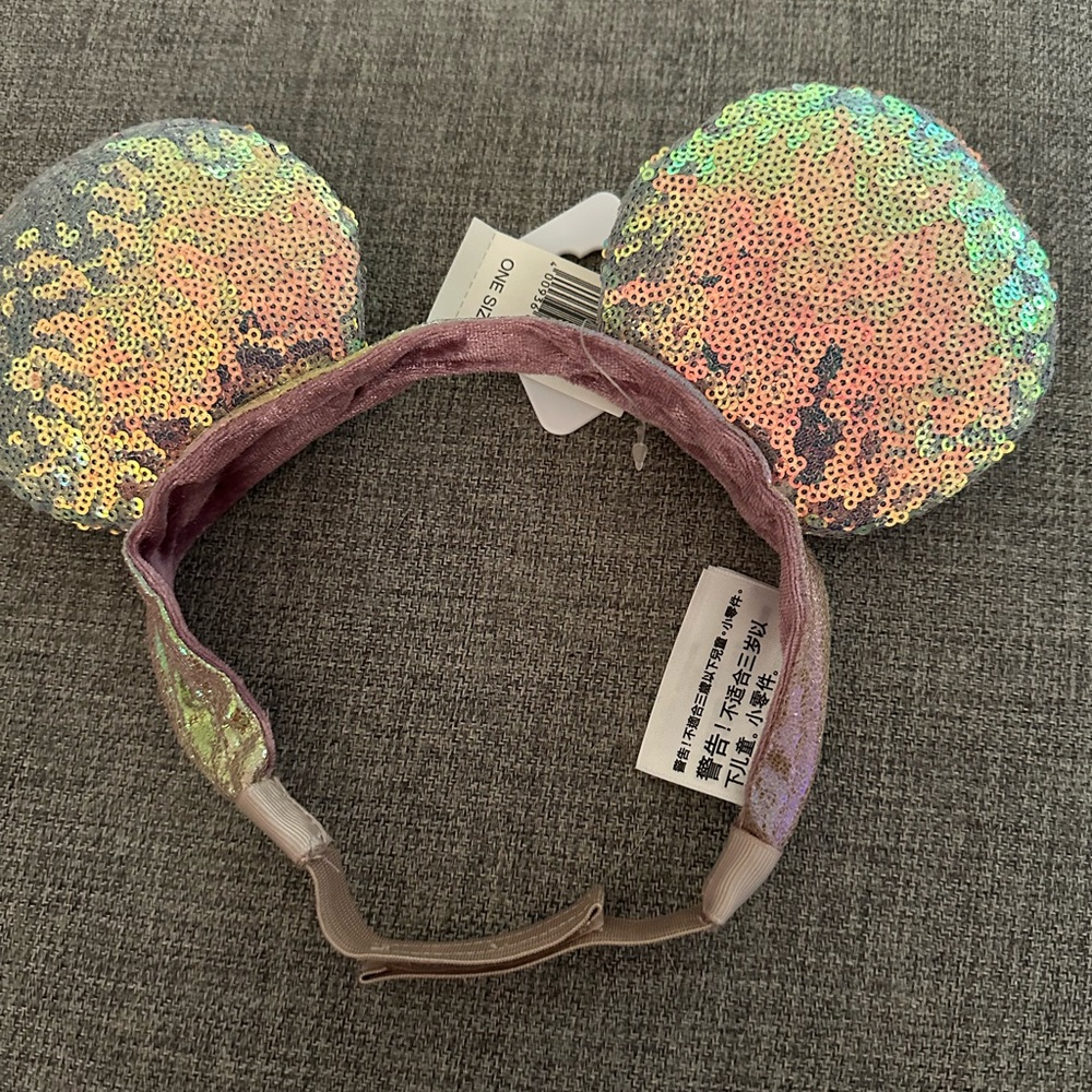 Disney Iridescent Sequin Mouse Ears Headband